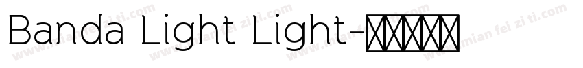 Banda Light Light字体转换